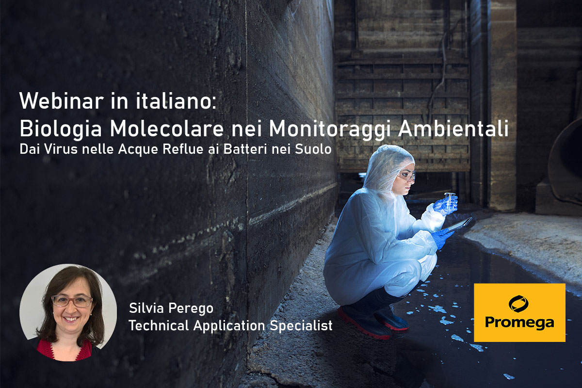Promega Webinar: Biologia molecolare nei monitoraggi ambientali